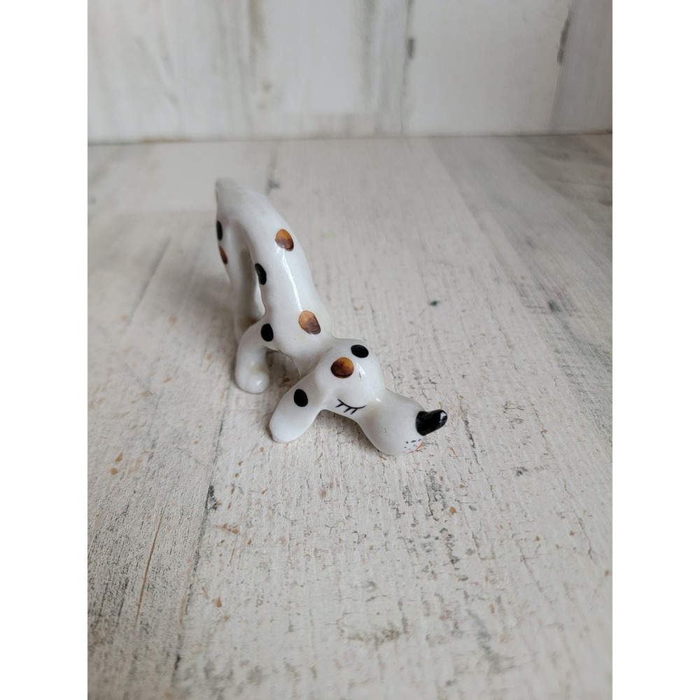 Unique dalmatian vintage mini dog puppy figure funky home decor‎ pet